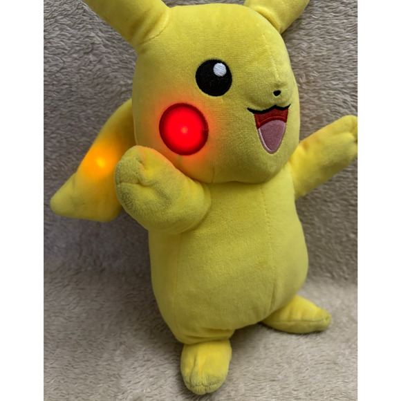 Jazwares Pokemon Pikachu 10.25 in Action Figure Whit Light Sounds & Motions - Picture 2 of 12